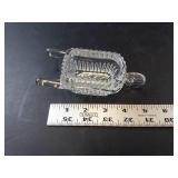 Vintage Princess House Lead Crystal Wheelbarrow Figurine - Made in Germany