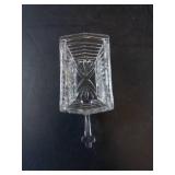 Princess House Clear Lead Crystal Cart Toothpick Holder - Vintage