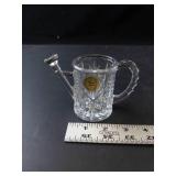 Princess House 24% Lead Crystal Miniature Watering Can Made in Germany