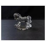 Princess House 24% Lead Crystal Rocking Horse Figurine