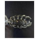 Princess House Crystal Spoon & Fork Holders - Set of 3 - Vintage Glassware