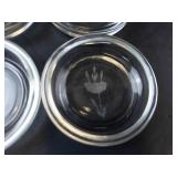 Princess House Heritage Crystal Coasters (Lot of 4)