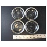 Princess House Heritage Crystal Coasters (Lot of 4)