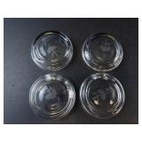Princess House Heritage Crystal Coasters (Lot of 4)