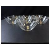 Princess House Crystal Heritage Pattern Glass Bowls (Lot of 7)