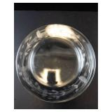 Princess House Heritage Pattern Glass Dessert Plates (Set of 3)