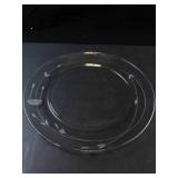 Princess House Heritage Pattern Glass Dessert Plates (Set of 3)