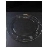 Princess House Heritage Pattern Glass Dessert Plates (Set of 3)