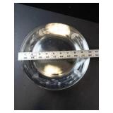 Princess House Heritage Pattern Glass Dessert Plates (Set of 3)