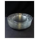 Princess House Heritage Crystal Plates (Lot of 10)