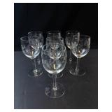 Heritage Pattern Stemware (Lot of 7)