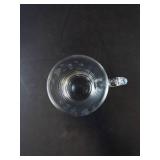 Princess House Heritage Crystal Etched Glass Mugs (Set of 6)