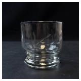 Princess House Heritage Crystal Glass Tumblers - Set of 7 Lowball Glasses