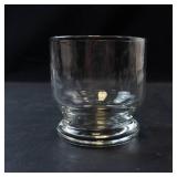 Princess House Heritage Crystal Glass Tumblers - Set of 7 Lowball Glasses