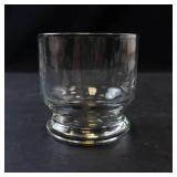 Princess House Heritage Crystal Glass Tumblers - Set of 7 Lowball Glasses