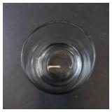 Princess House Heritage Crystal Glass Tumblers - Set of 7 Lowball Glasses