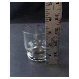 Princess House Heritage Crystal Glass Tumblers - Set of 7 Lowball Glasses
