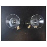 Princess House Heritage Crystal Candlestick Holders (Lot of 2)