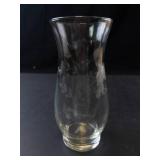 Princess House Heritage Hurricane Lamp Globe - Grapevine Etching