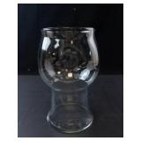 Princess House Heritage Vintage Glass Vase with Etched Floral Design