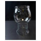 Princess House Heritage Vintage Glass Vase with Etched Floral Design