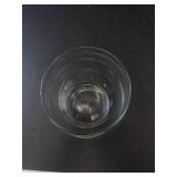 Princess House Heritage Vintage Glass Vase with Etched Floral Design
