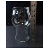 Princess House Heritage Vintage Glass Vase with Etched Floral Design