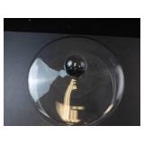 Princess House Heritage Crystal Pedestal Cake Stand with Etched Dome Cover