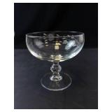 Princess House Heritage Crystal Footed Dessert Glasses (Lot of 4)