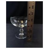 Princess House Heritage Crystal Footed Dessert Glasses (Lot of 4)