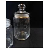 Princess House Heritage Collection Glass Canisters - 3-Pc Canister Set