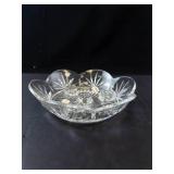 Princess House Highlights Lead Crystal 4-Light Candle Bowl - Made in USA