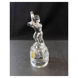 Moment of Pride Lead Crystal Baseball Player Figurine - Made in Germany
