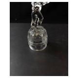Moment of Pride Lead Crystal Baseball Player Figurine - Made in Germany