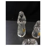 Princess House 3 Piece Lead Crystal Nativity Set - Made in Germany