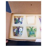 Princess House Fantasia Crystal Butterfly Ornaments (6-Piece Set)
