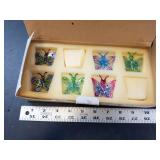 Princess House Fantasia Crystal Butterfly Ornaments (6-Piece Set)