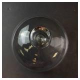 Vintage Princess House Heritage Clear Crystal Butter Dish with Cloche