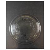 Vintage Princess House Heritage Clear Crystal Butter Dish with Cloche
