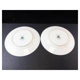 Princess House Princess Heritage Platinum Trim Plates with Monogram A (Lot of 2)