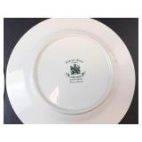Princess House Princess Heritage Platinum Trim Plates with Monogram A (Lot of 2)
