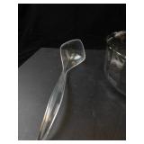 Anchor Hocking Ashton Vintage Clear Glass Salad Bowl Set with Scalloped Edge