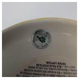 Homes For Living Assorted Decor - Ceramic Floral Bowl with Green Wax Candle (Lot of 3)