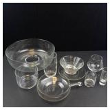 Dorset Pink Rose Stem Glassware Dining Set - Assorted Pieces