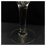 Giant Jumbo Cocktail Champagne Glass & Etched Glass Footed Vase (Lot of 2)