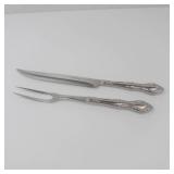 Princess House Stainless U.S.A. Carving Knife & Fork Set