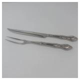 Princess House Stainless U.S.A. Carving Knife & Fork Set