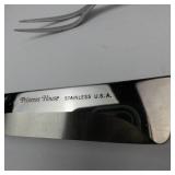 Princess House Stainless U.S.A. Carving Knife & Fork Set