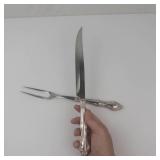 Princess House Stainless U.S.A. Carving Knife & Fork Set