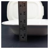 Corning Casual Elegance Oval Covered Casserole Dish with Rubber Lid